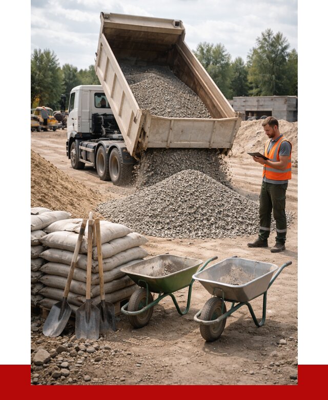 Доставка нерудных материалов в Черемхове от 1251 руб. | ПРОНЕРУДЧрм