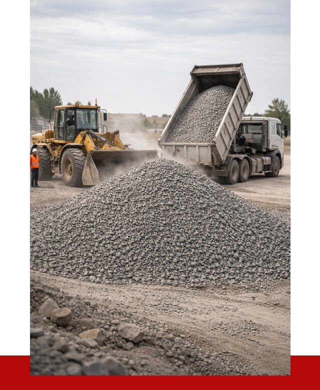 Купить щебень с доставкой в Черемхове от 2607 руб. | ПРОНЕРУДЧрм