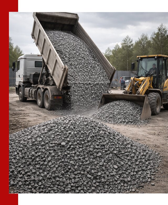 Доставка и продажа щебня гранитного в Черемхове