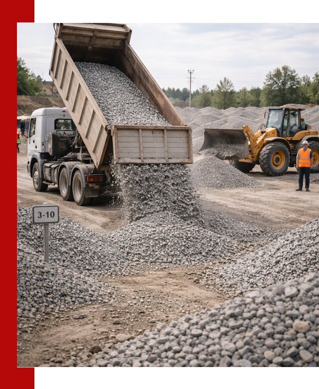 Гранитный щебень фракции 3–10: доставка и продажа в Черемхове