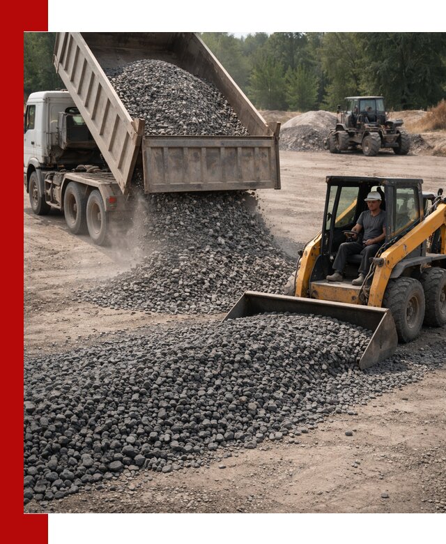 Гранитный щебень фракция 40-70 с доставкой в Черемхове