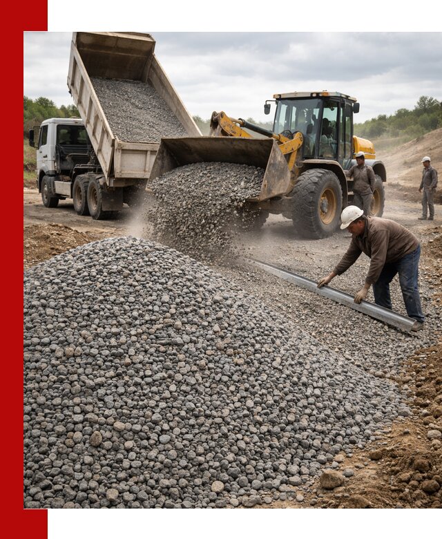 Гравийный щебень фракция 5-20 с доставкой в Черемхове