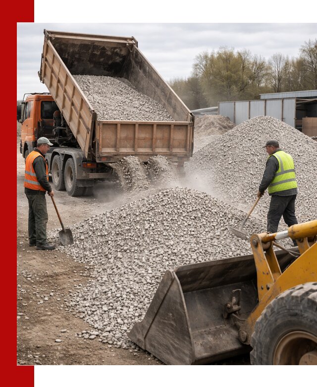 Доломитовый щебень фракции 5-20 с доставкой в Черемхове