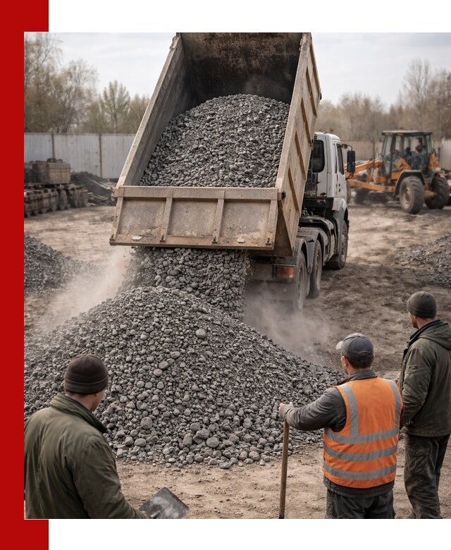 Доставка шлакового щебня в удобные сроки по выгодной цене в Черемхове
