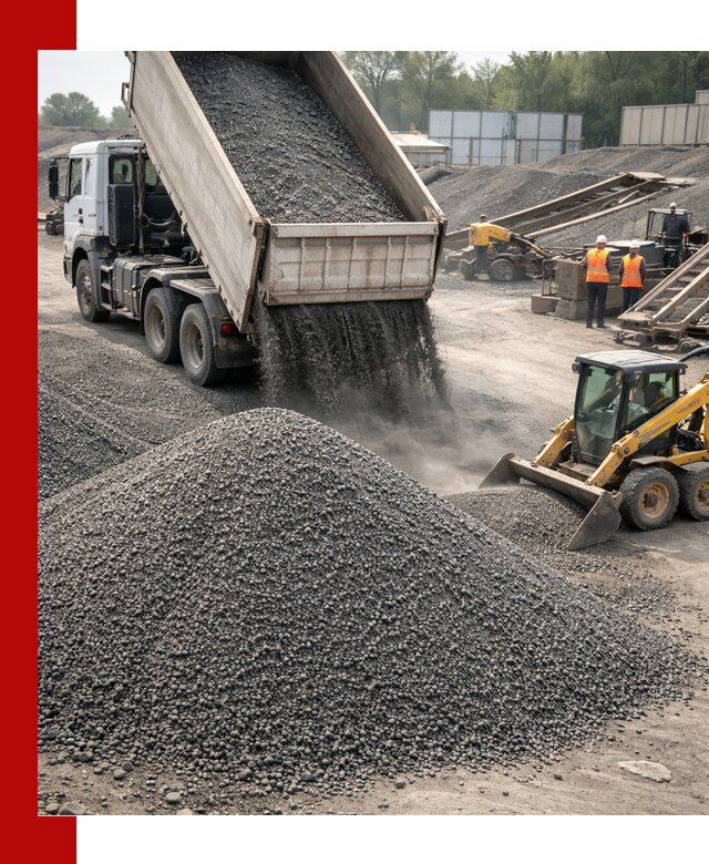 Вторичный щебень фракция 0–5 с доставкой в Черемхове
