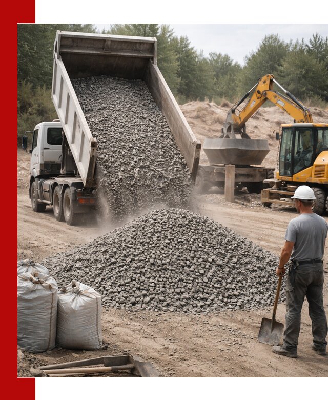 Доставка и продажа бетонного щебня в Черемхове