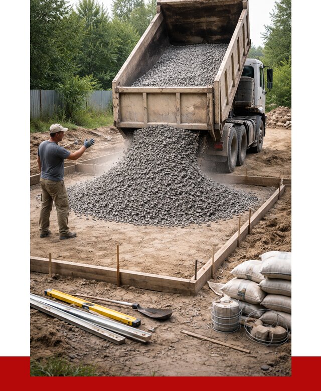 Купить щебень для фундамента в Черемхове от 4692 р. | ПРОНЕРУДЧрм