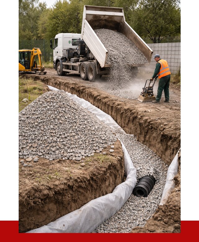 Щебень для дренажа в Черемхове от 1929 р., ПРОНЕРУДЧрм доставка