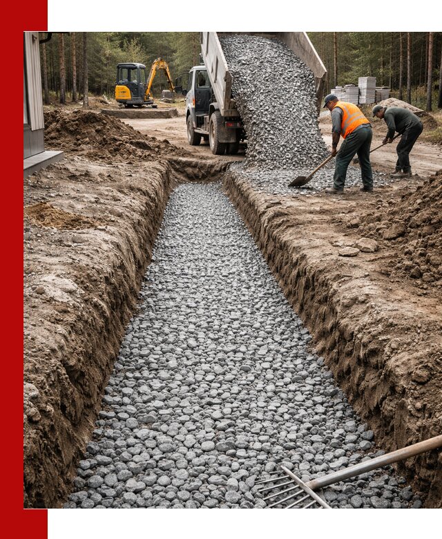 Щебень для дренажа с доставкой в Черемхове высокого качества