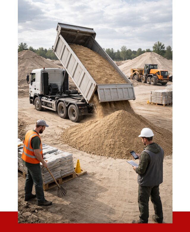 Карьерный песок с доставкой в Черемхове от 3753 р. ПРОНЕРУДЧрм