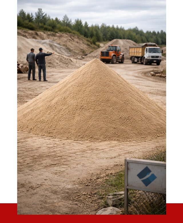 Карьерный песок навалом в Черемхове от 1877 р. | ПРОНЕРУДЧрм