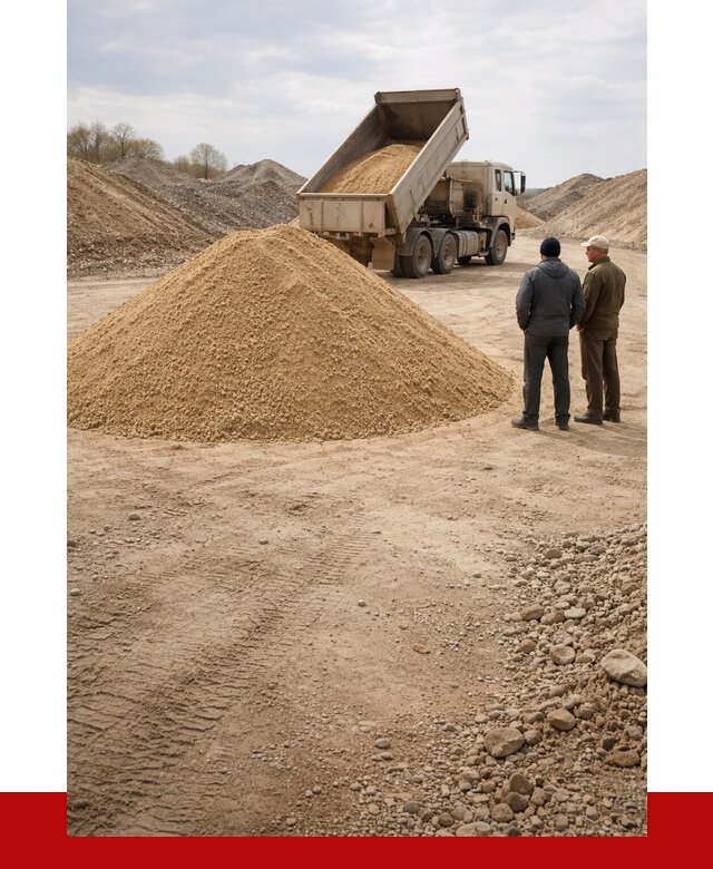 Карьерный песок крупнозернистый в Черемхове от 8862 р | ПРОНЕРУДЧрм