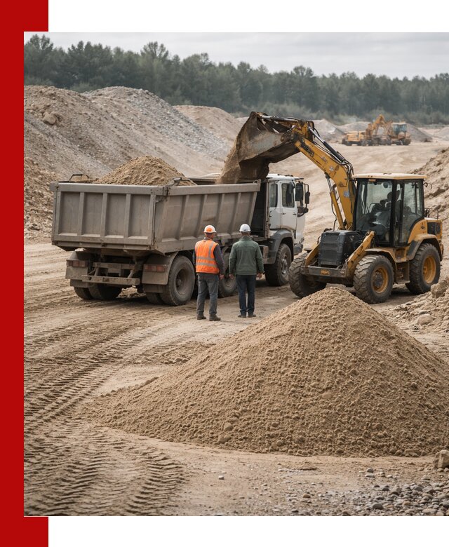 Карьерный среднезернистый песок с доставкой в Черемхове