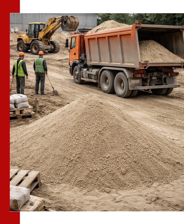 Доставка и продажа мытого речного песка в Черемхове