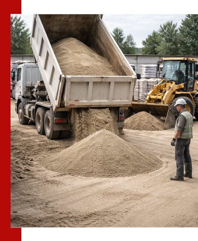 Поставка и доставка песка для бетона в Черемхове