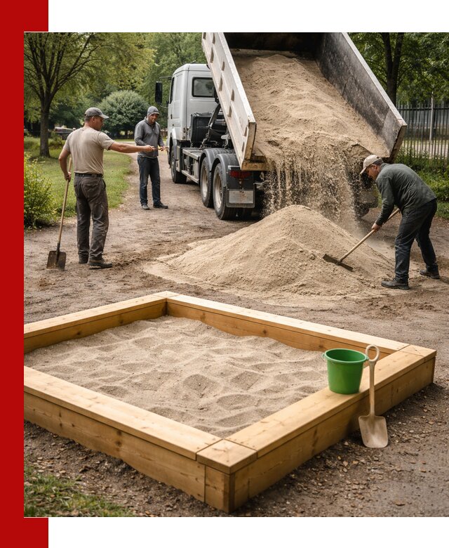 Песок для песочницы с доставкой в Черемхове недорого и чистый