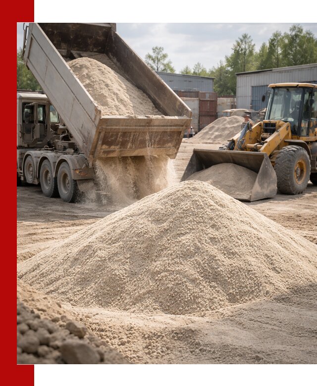 Кварцевый песок с доставкой в Черемхове для строительных работ