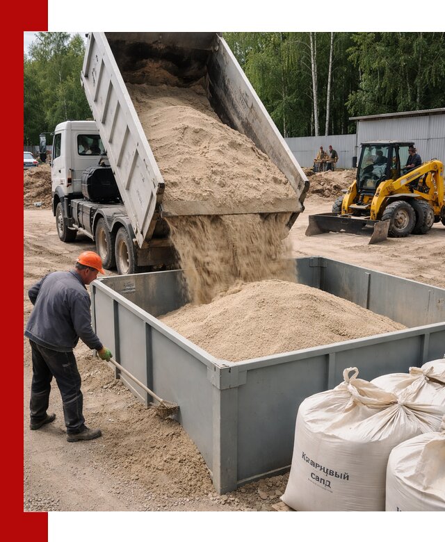 Кварцевый песок для фильтра в Черемхове — доставка и качество