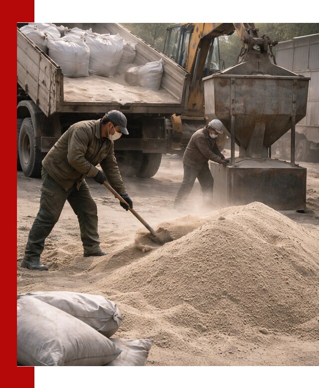 Кварцевый песок для пескоструя в Черемхове — доставка и качество