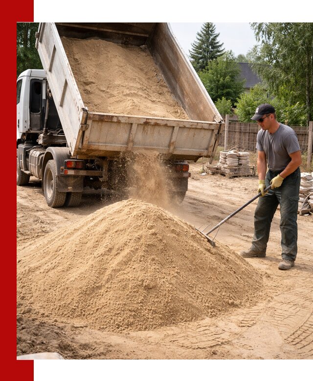 Доставка сухого песка самосвалами в Черемхове