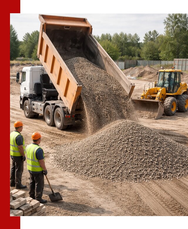 Доставка щебёночно-песчаной смеси ЩПС С7 в Черемхове