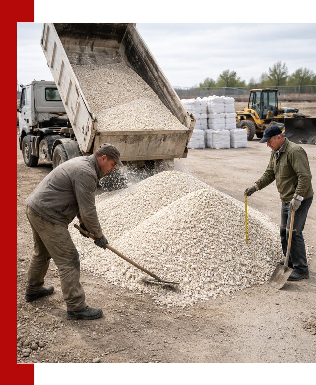 Мраморная крошка с доставкой и разгрузкой в Черемхове