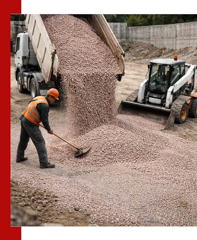 Крошка розовый гранит с доставкой в Черемхове от производителя