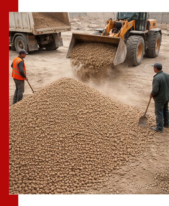 Керамзит фракция 10-20 с доставкой в Черемхове