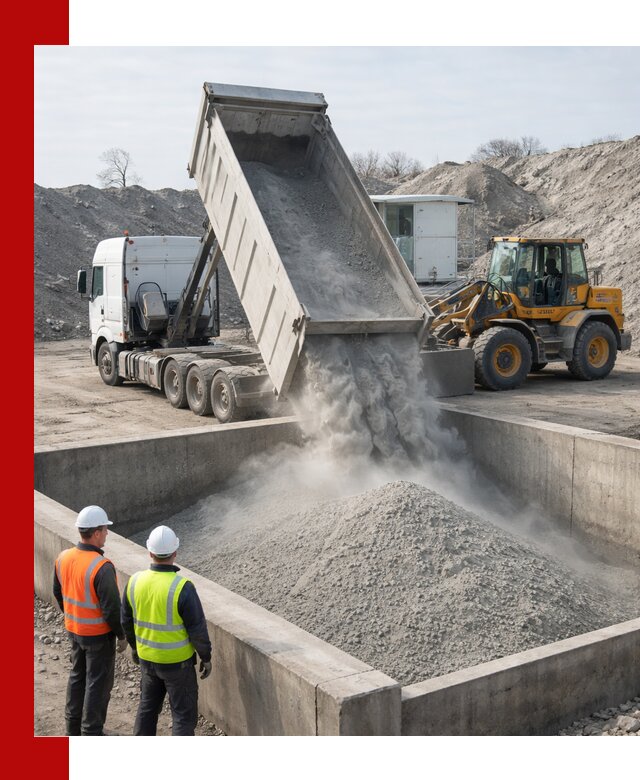 Доставка цемента навалом в Черемхове крупными партиями