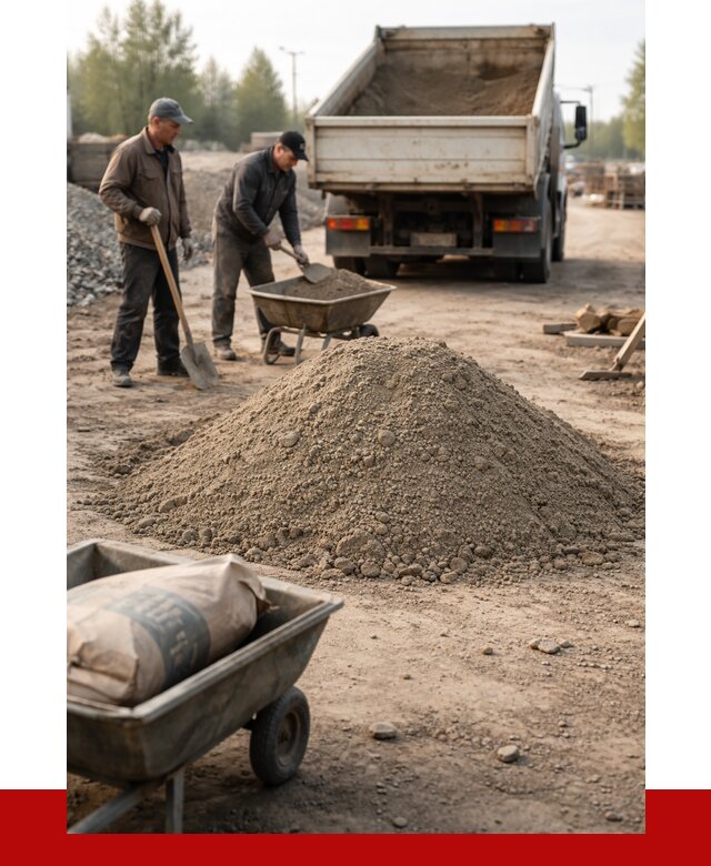 Цементно-песчаная смесь М150 в Черемхове от 4900 р. | ПРОНЕРУДЧрм