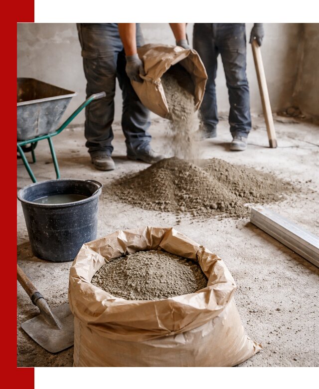 Доставка сухой смеси для стяжки в Черемхове