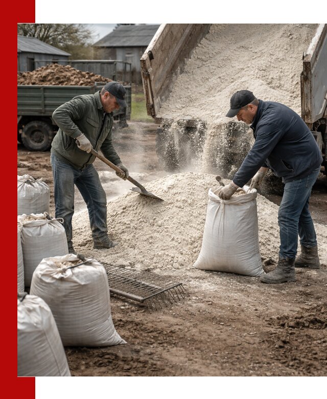 Доставка извести пушонки в Черемхове оптом и мелким оптом