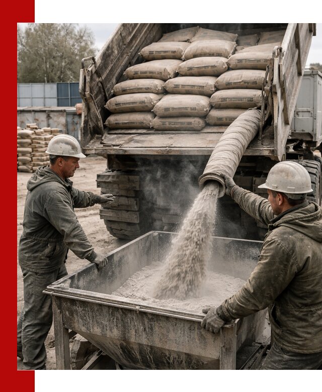 Доставка цемента М400 в Черемхове оптом и в розницу