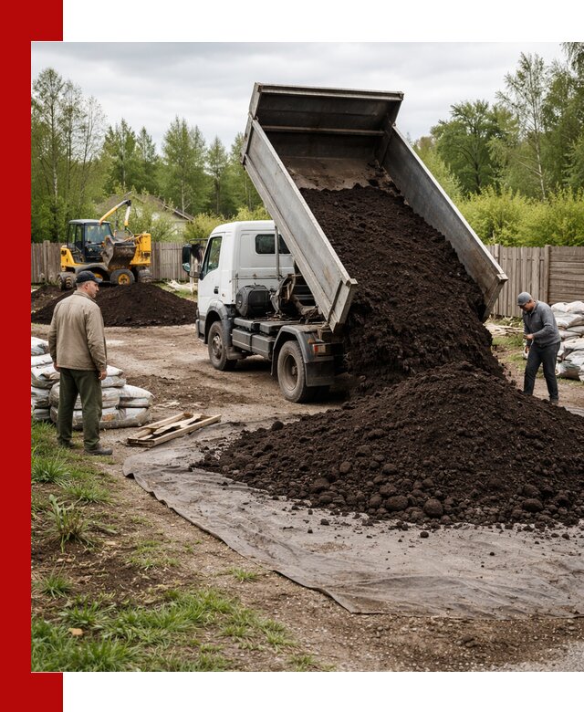 Доставка качественного почвогрунта в Черемхове оптом и в розницу