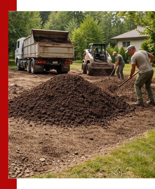 Доставка и укладка грунта для газона в Черемхове