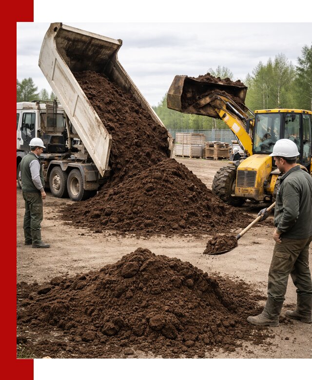 Доставка торфа оптом и в мешках в Черемхове