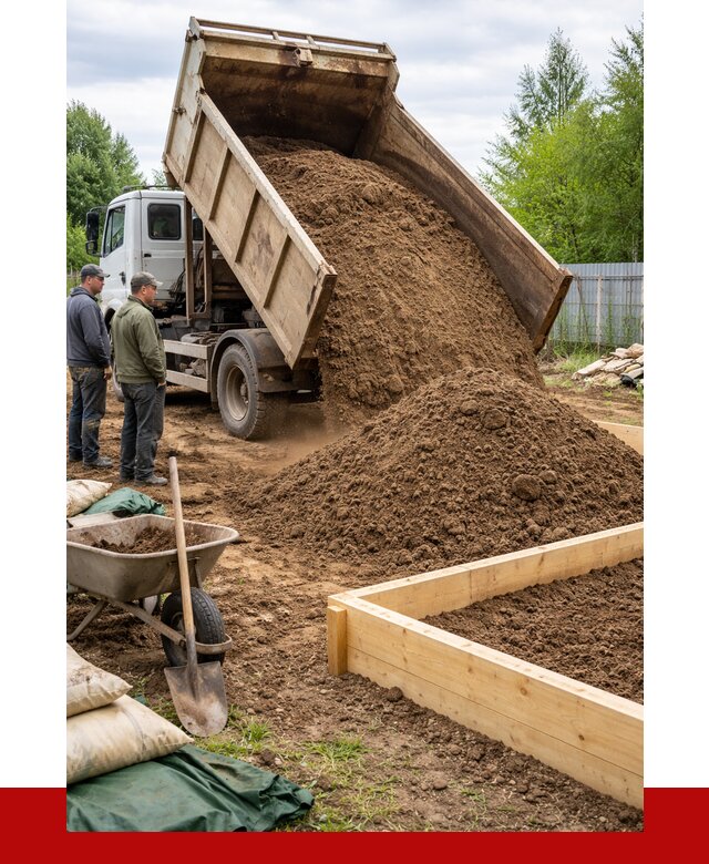 Торфо песчаная смесь в Черемхове с доставкой от 1929 р. | ПРОНЕРУДЧрм