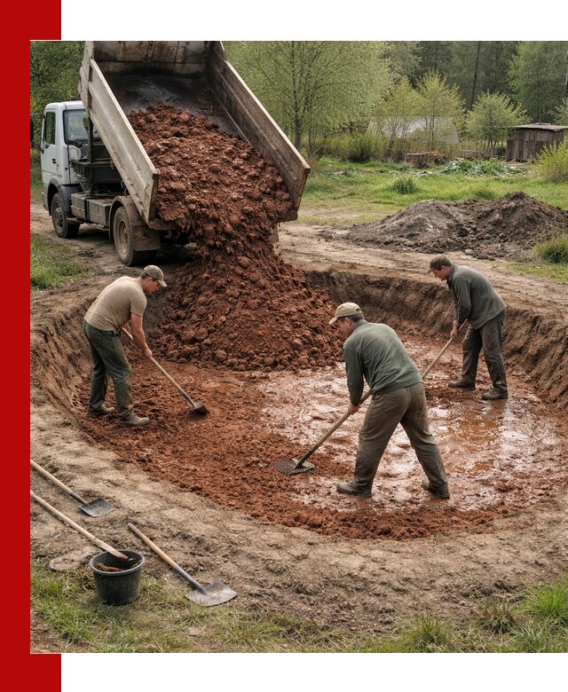 Купить качественную глину для пруда в Черемхове