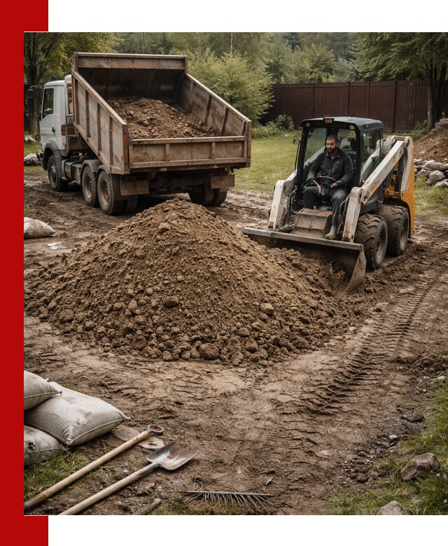 Суглинок для планировки участков в Черемхове с доставкой и выгрузкой