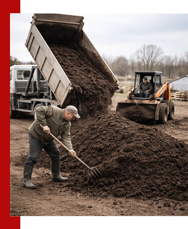 Доставка и продажа перегноя в Черемхове быстро и дешево