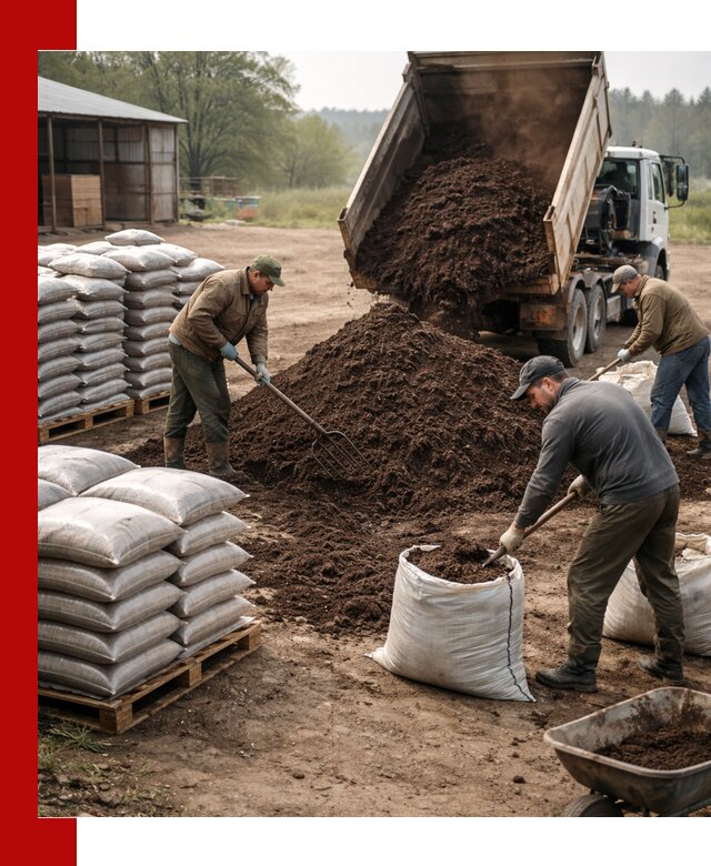 Доставка компоста оптом и в розницу в Черемхове