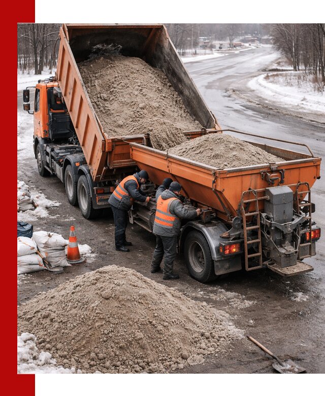 Поставка и вывоз пескосоля в Черемхове оптом и в розницу