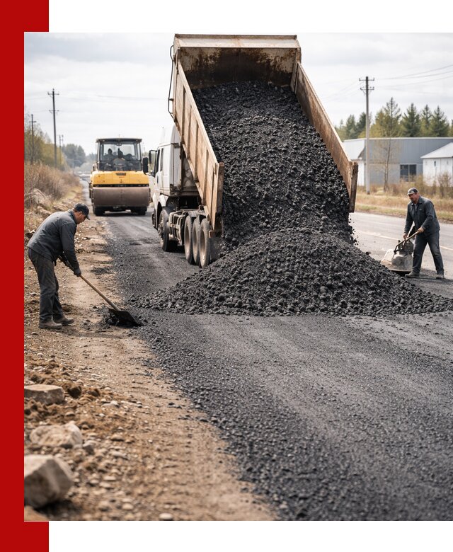 Асфальтовая крошка для дорог в Черемхове — поставка и доставка