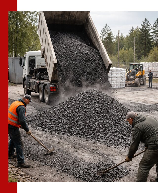 Доставка и продажа асфальтного гранулята в Черемхове