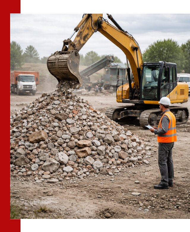 Доставка и вывоз строительного боя в Черемхове