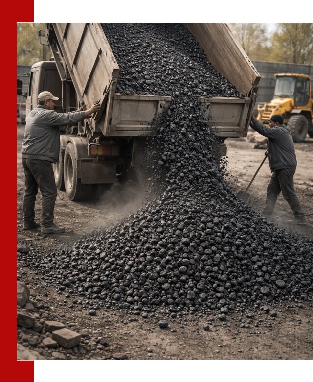 Доставка угля семечка самосвалами в Черемхове