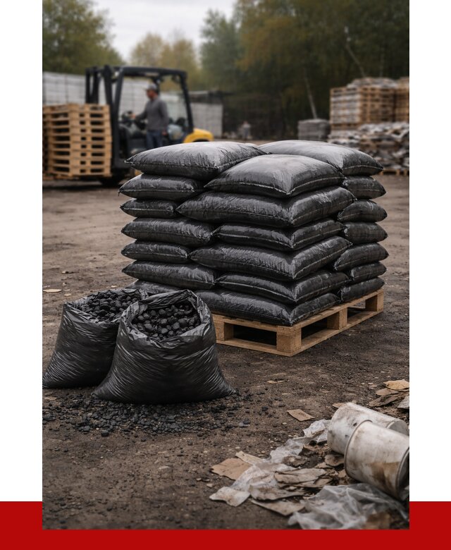 Купить уголь в мешках с доставкой в Черемхове от 7820 р. | ПРОНЕРУДЧрм