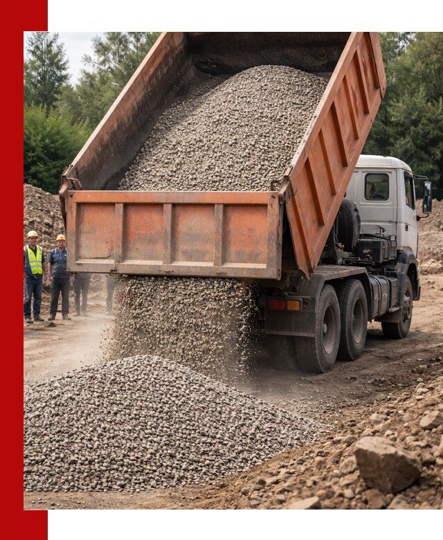 Доставка сыпучих материалов самосвалом в Черемхове быстро и надежно