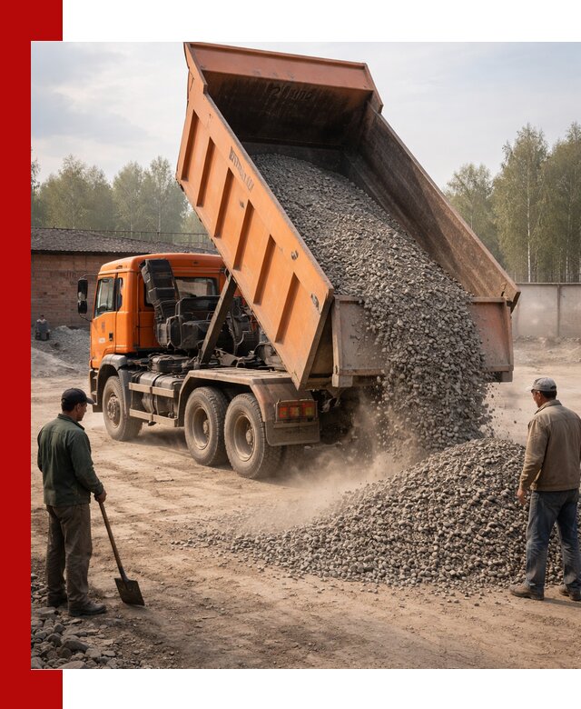 Доставка самосвалом 20 м3 в Черемхове быстро и надежно