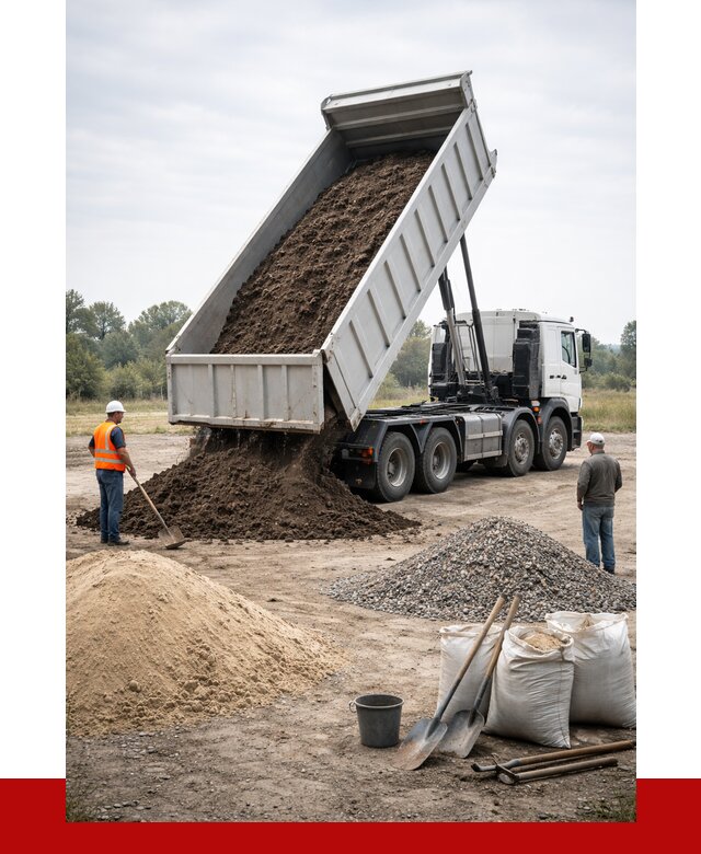 Доставка самосвалом 30 кубов в Черемхове от 8862 р. | ПРОНЕРУДЧрм